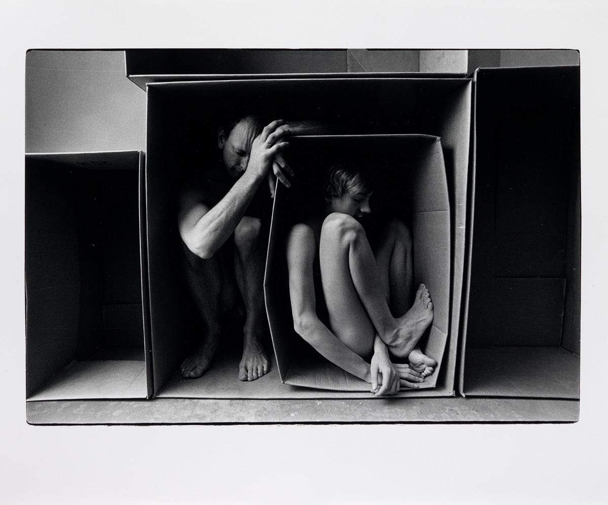 WILL MCBRIDE (1931-2015) Box with 10 photographs, including 5 nude studies, 3 prints of school boys, one of an affectionate couple, and